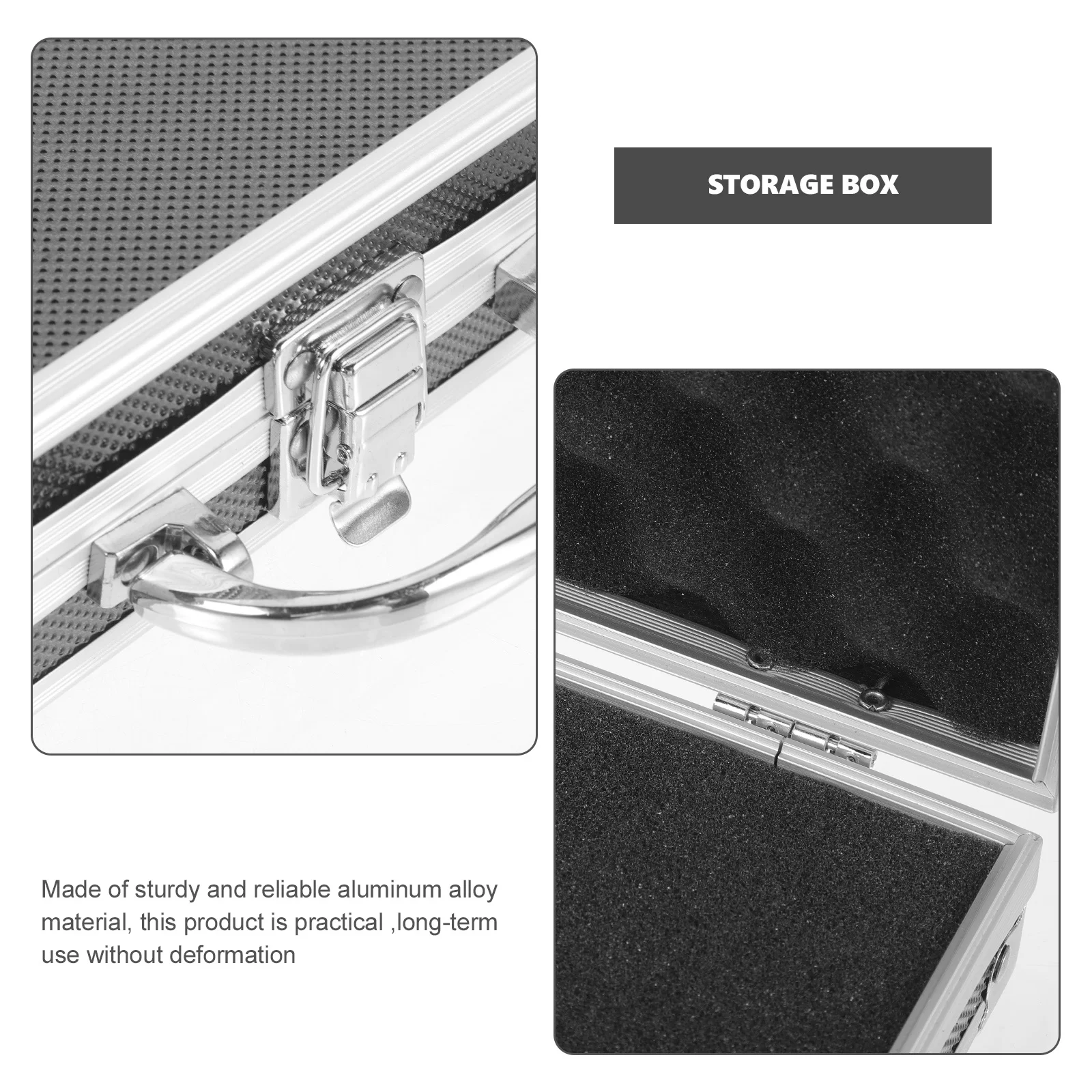 

Portable Tool Storage Box Large Capacity Medicine Cabinet ganizer Travel Suitcase Handheld Cloth Storage Solution Aluminum Alloy