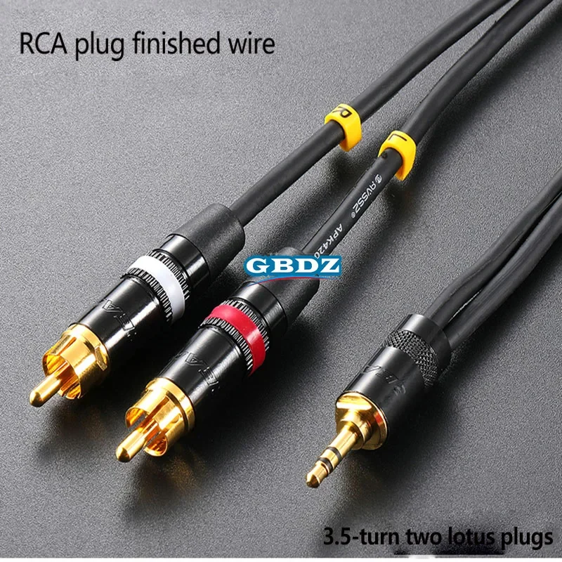 REAN مطلية بالذهب لوتس RCA الصوت رئيس AV الصوت والفيديو التوصيل كبير الذيل القطر NYS366-BG حمى HIF DVD Cinem كابلات الموصلات