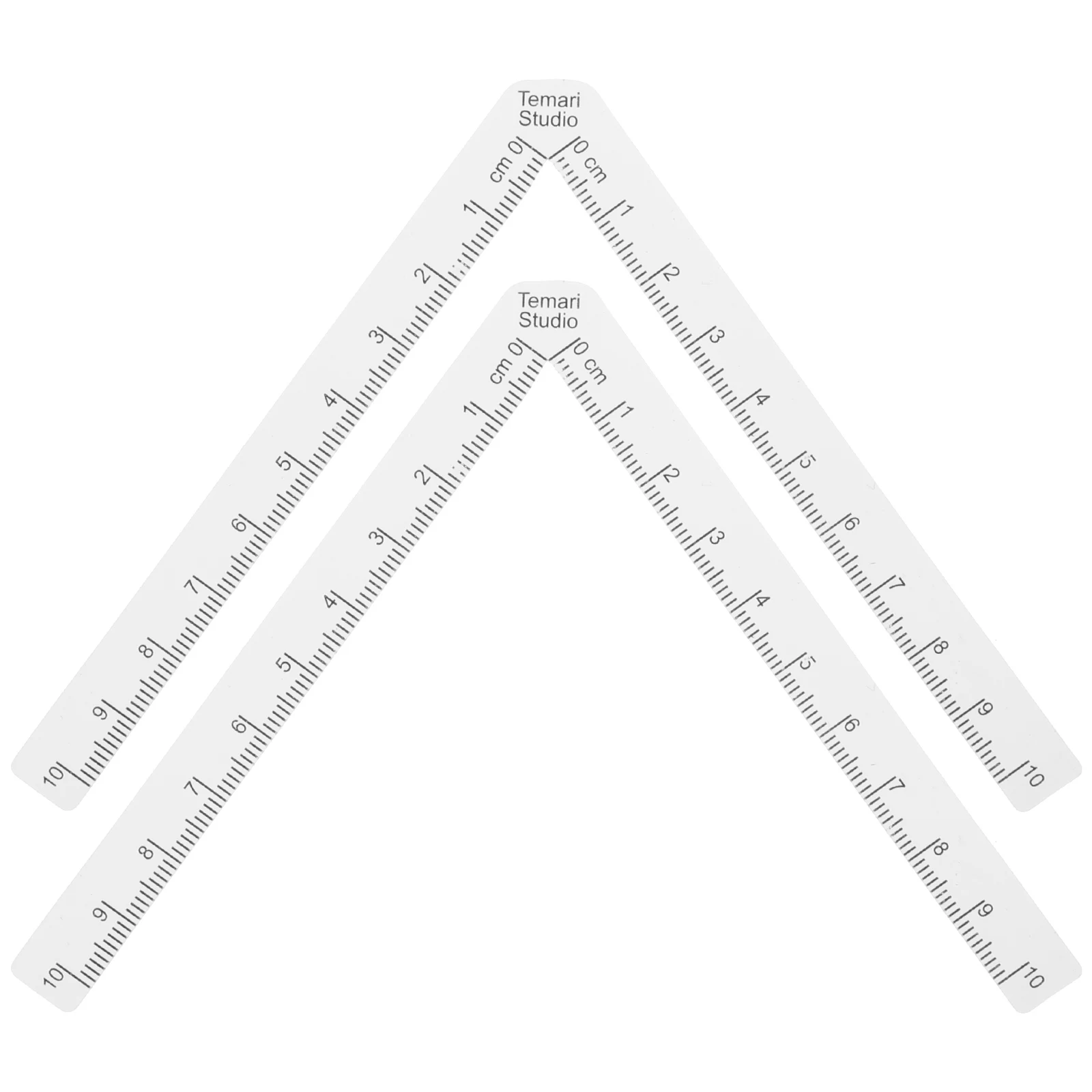 

2 Pcs Sewing DIY Tools Small Ruler Materials Pattern Drafting Measuring Sewing Locating Ruler Locating Hanfu Flexible