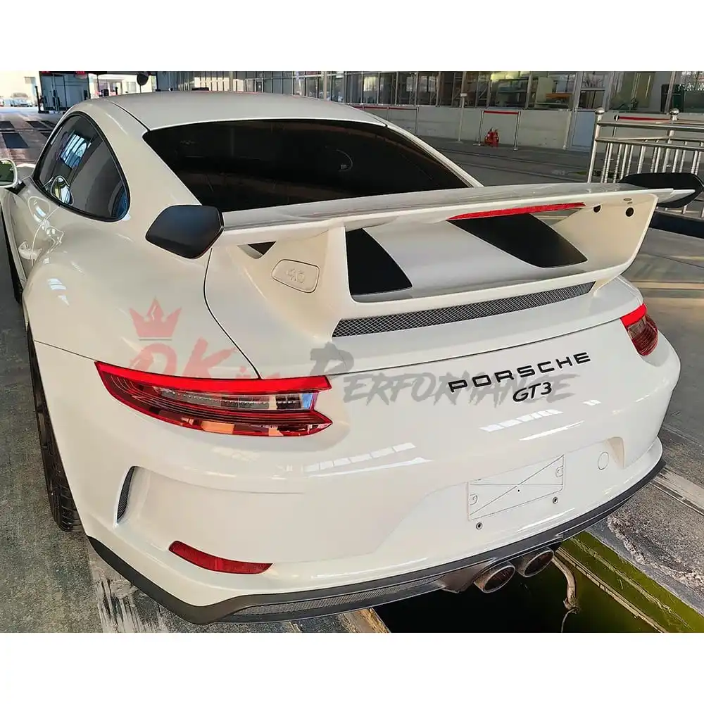 GT3 991.2 Style Glass Fiber Rear Bumper For Porsche 911 Carrera 991 991.1  Body Kit