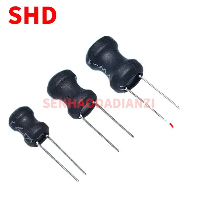 10pcs DIP Power Inductor Coil 9*12mm 2.2UH 4.7UH 10uH 22uH 100uH 150uh 220uH 330uH 470uH 1MH 2.2MH 4.7MH 10MH Inductance 2 Pins