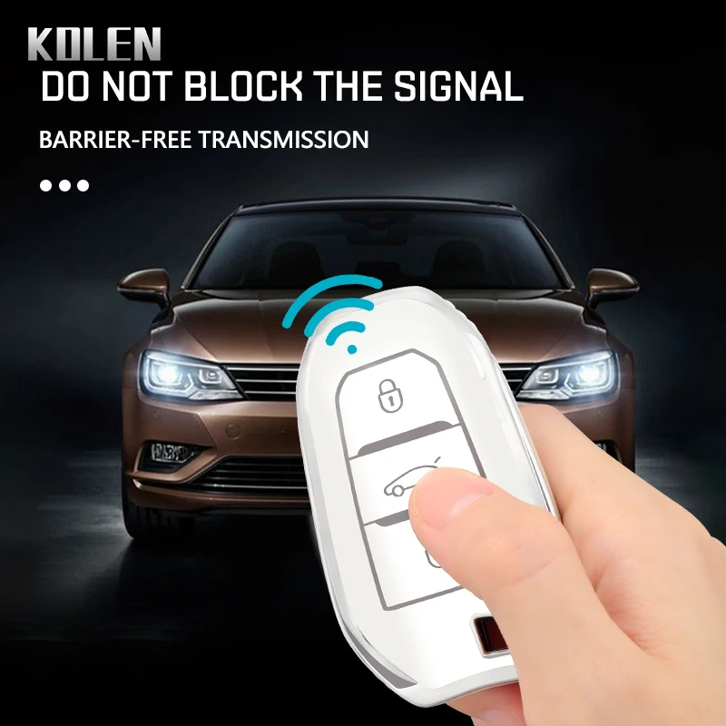 TPU Car Remote Key Case Cover Shell For Peugeot 2008 3008 4008 5008 308 408 508 Citroen C1 C2 C4 C6 C3-XR Picasso Grand DS3 DS5