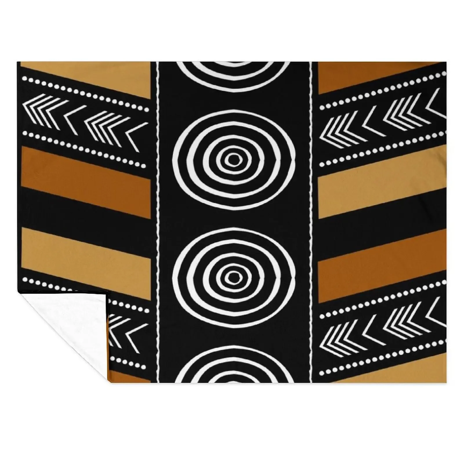 

African Mud Cloth Artwork Throw Blanket Quilt Fashion Sofas Hairy Luxury St Blankets