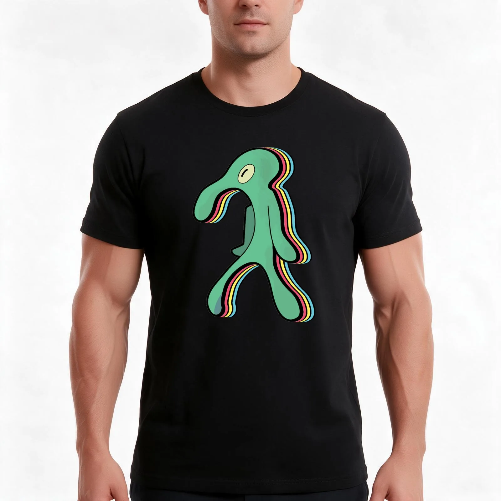 Bold and Brash T-Shirt, Summer Casual Cotton Tee, Oversized Streetwear Tops, Vintage Graphic Print, Loose Fit Short Sleeve