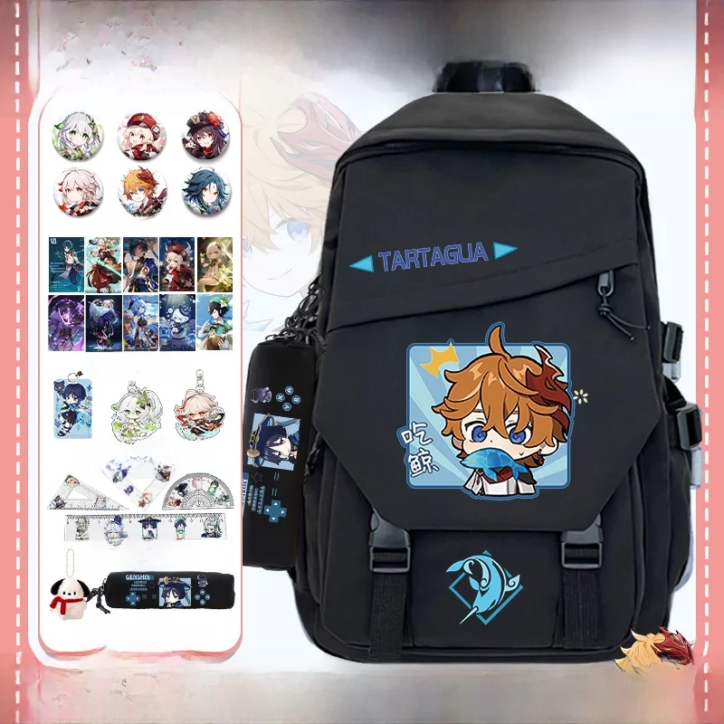 

Large Capaci Elementary School Bapa Dendroid Anime Cartoon School Bag with Spine Protection for Girls in Junior High