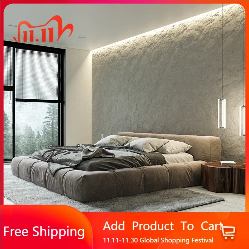 

French Vintage Full Double Bed Custom Made Solid Wood Ltalian Style Wedding Bed Christmas Reading Cama Casal Bedroom Furniture