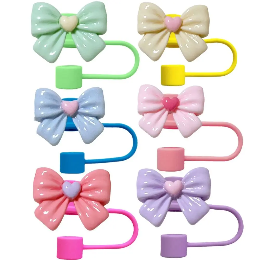 

Creative Resin Silicone Straw Plug Reusable Cup Accessories Drinking Dust Cap Splash Proof Kitchen Tool Straw Tips Cover Bottle