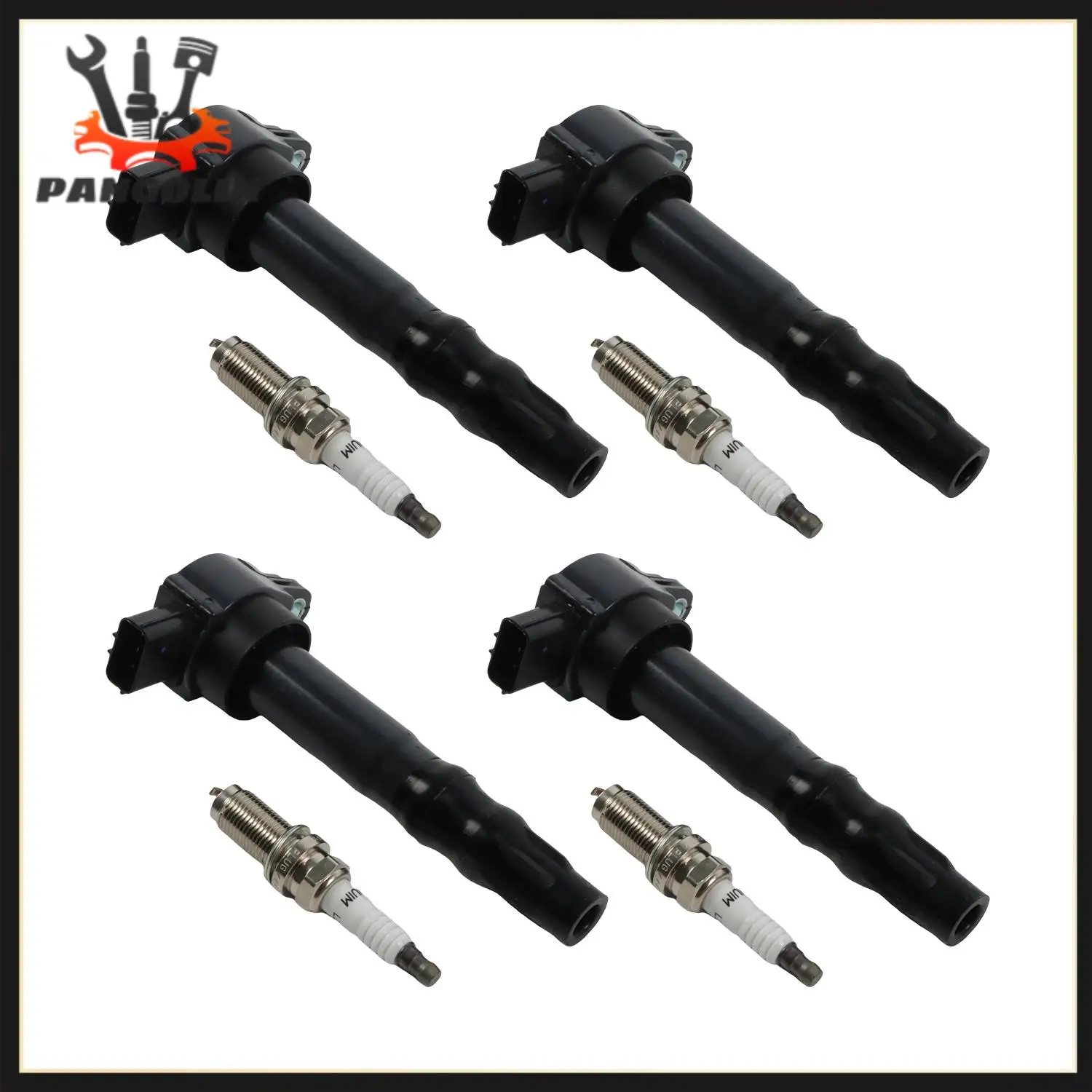 6pcs Ignition Coils +6pcs Iridium Spark Plugs for Ford Lincoln Mazda 3.7L 3.5L V6 UF553 Wear Part Ignition System Ignition Coil