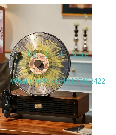 Retro vinyl record player vertical bluetooth phonograph record LP12 inch phonograph stereo all-in-one machine