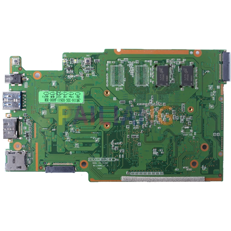 Imagem -06 - Placa-mãe do Portátil para Lenovo 110s11ibr Mainboard Testado Completo Ne116bw2-v1.0 N3050 N3710 5b20m53691 5b20m53646