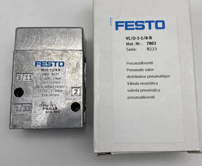 

New original FESTO Valve VL/O-3-1/8-B 7803