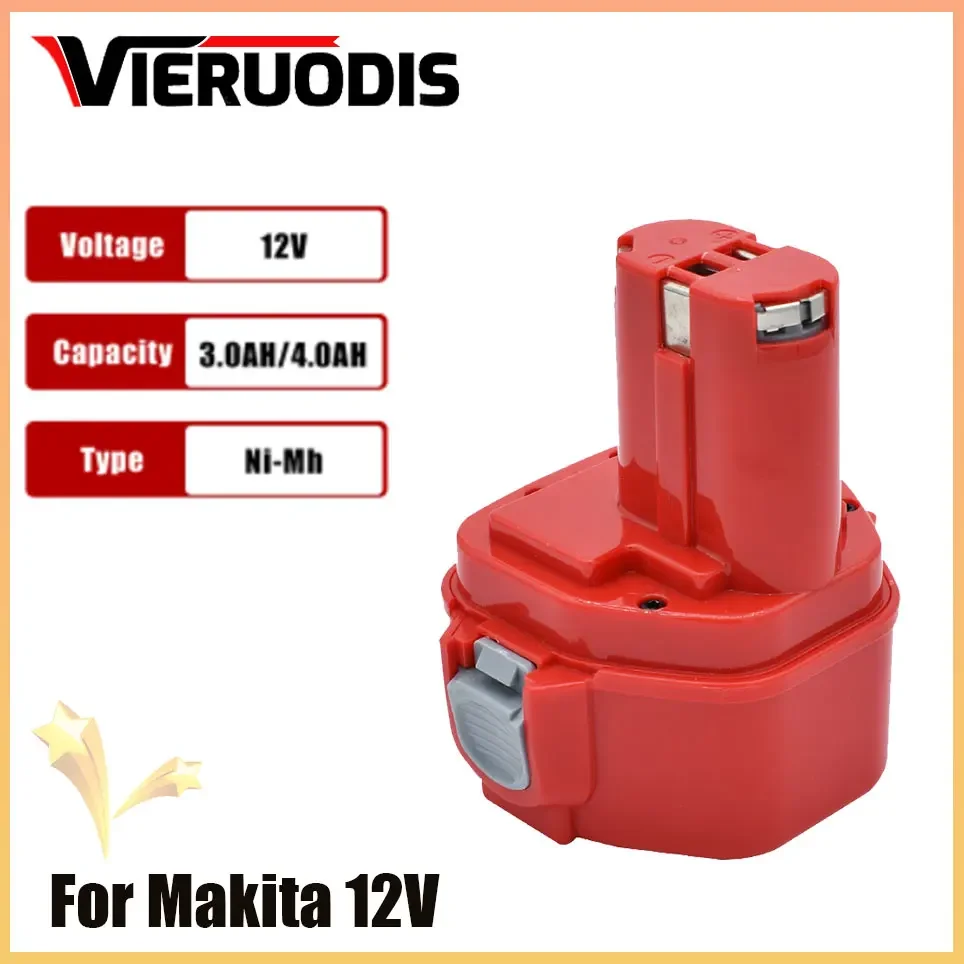 

Сменный аккумулятор для Makita PA12, 12 В, Ni-CD, Ni-MH, 1220, 1222, 1202, 1233, 1234, 1235, 192696-2, 193138-9, 1050D, 4013D