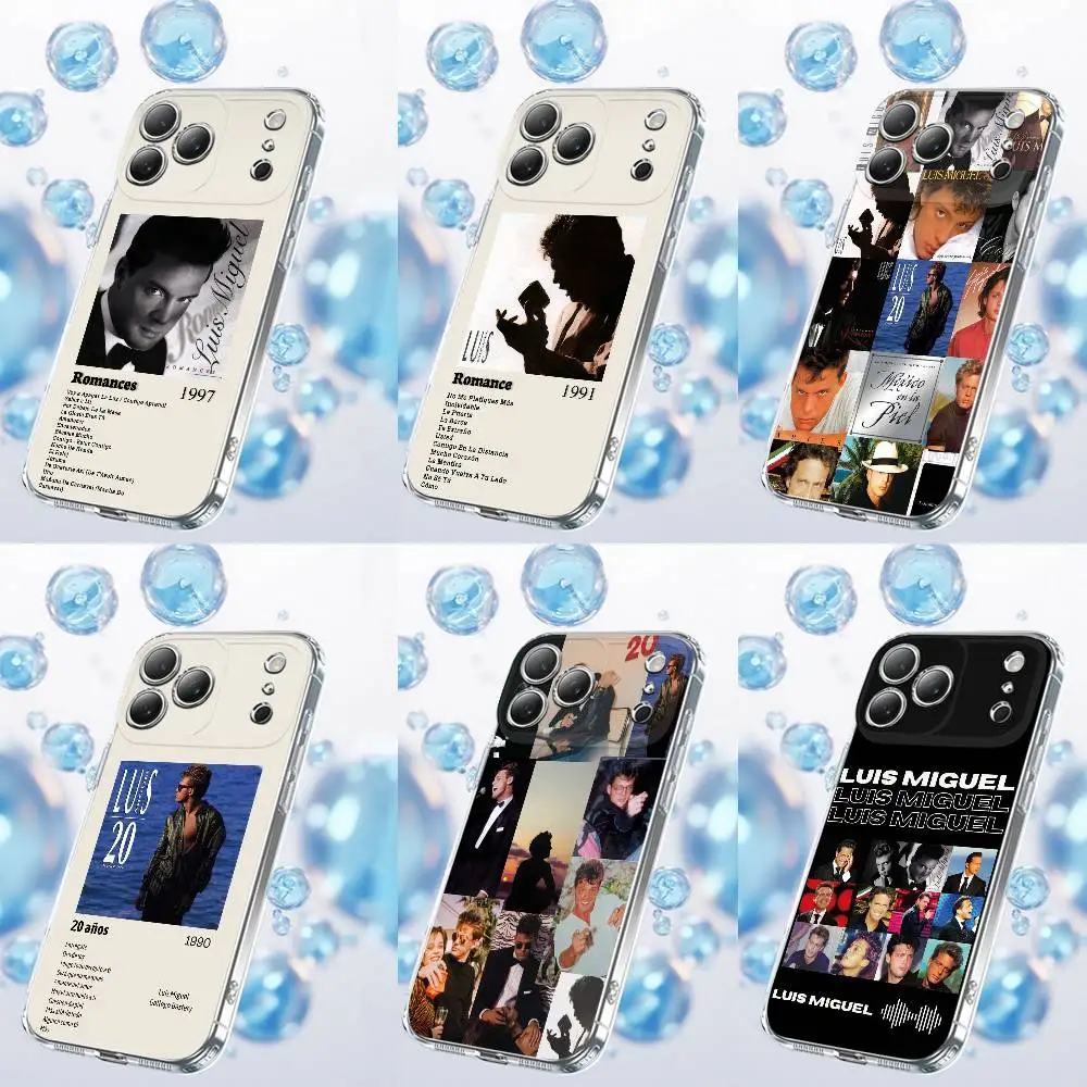 

L-Luis M-Miguel 20 ANos Romance Phone Case For iPhone 17,16,15,14,13,12,11,Plus,Pro,Max,Plus,E,Air,Mini Transparent Cover
