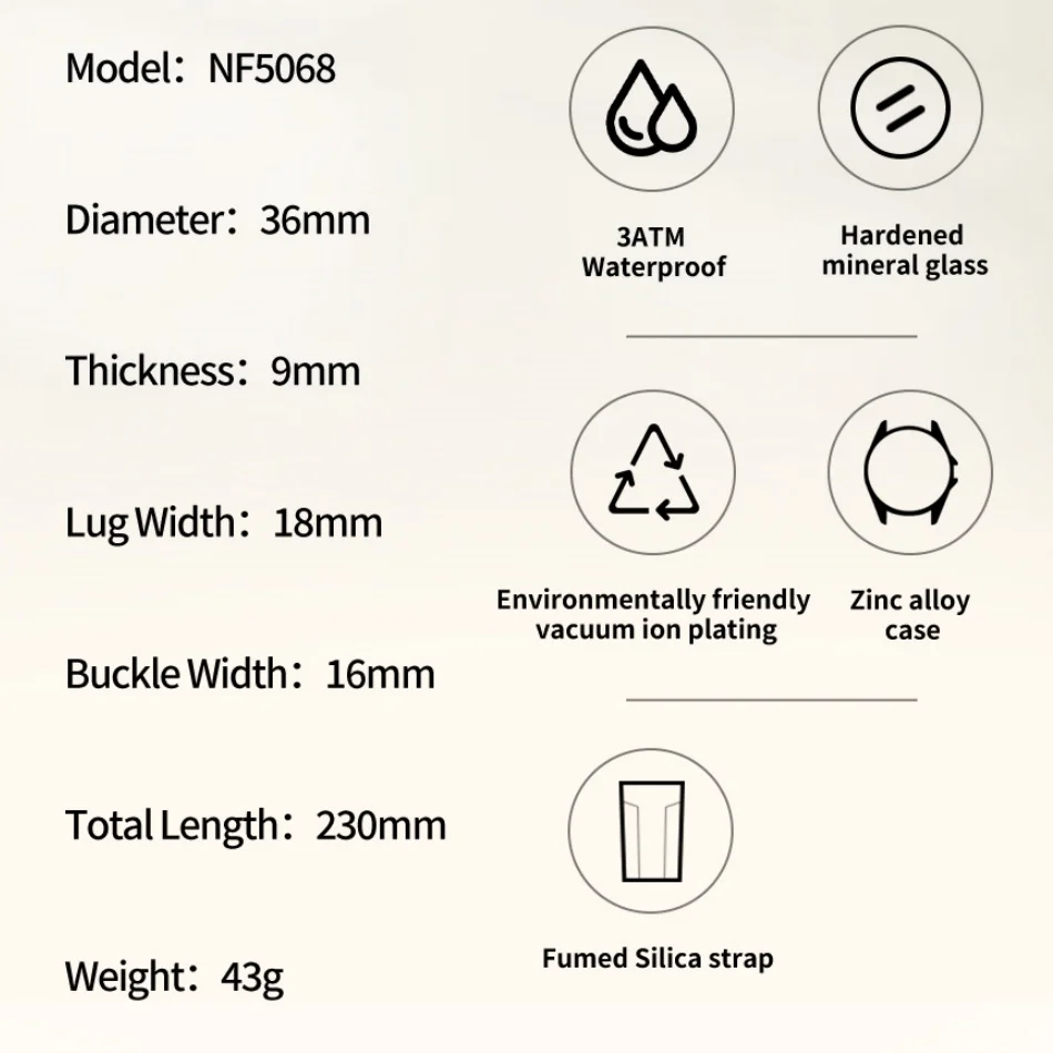 NAVIFORCE الأصلي ساعات نسائية كلاسيكية مستديرة الهاتفي سيليكون حزام 3ATM مقاوم للماء ساعة فاخرة للنساء تعطي هدايا للفتيات