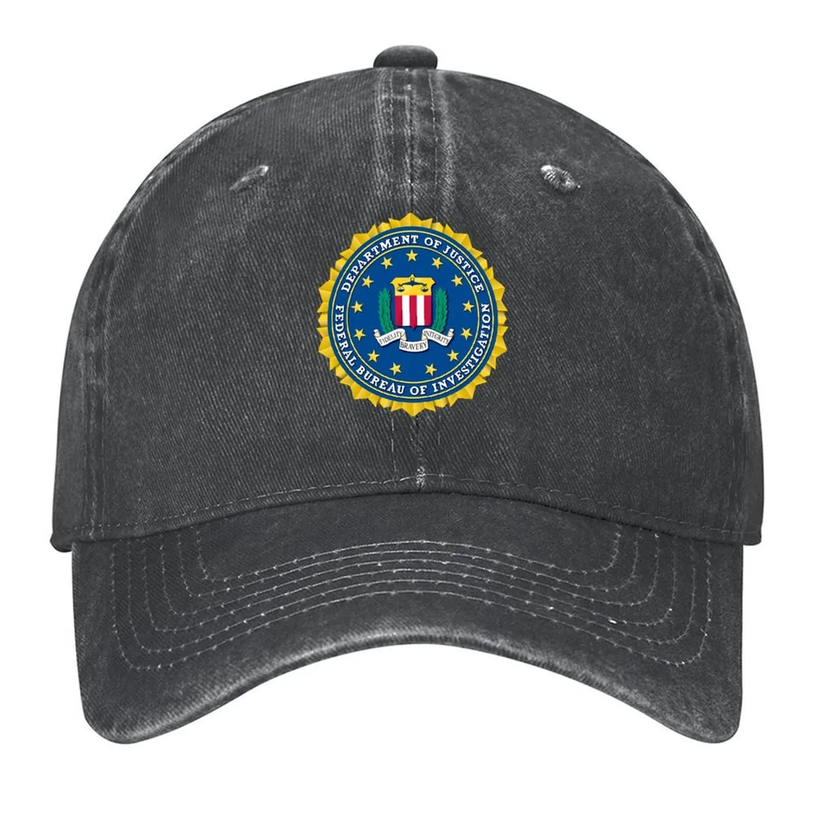 

FBI Emblem Badge High Quality Baseball Cap Rave Beach |-F-| Sun Hat For Children Women's Hats Men's