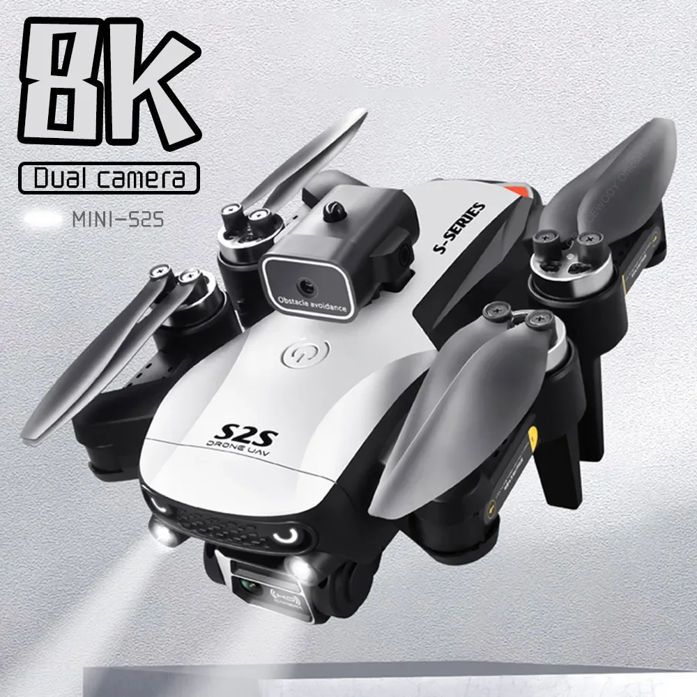 

New S2S Mini Drone 4k Professional 8K HD Camera Obstacle Avoidance Aerial Photography Brushless Foldable Quadcopter Flying Toy