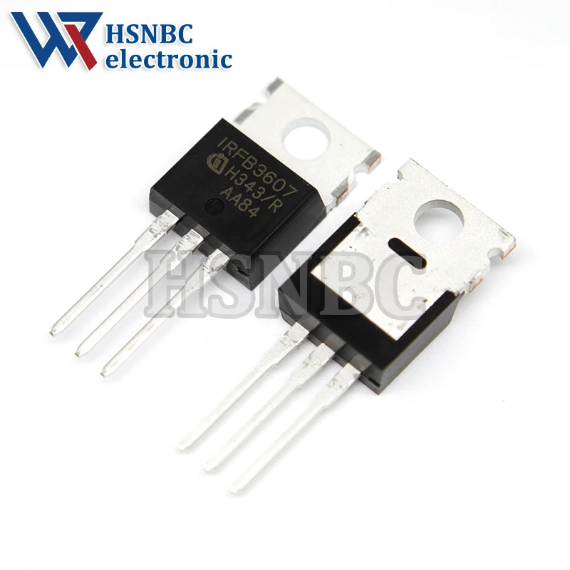 10PCS IRFB3607 IRFB3607PBF TO-220 80A 75V N-Channel Power MOSFET Transistor 100% New Original