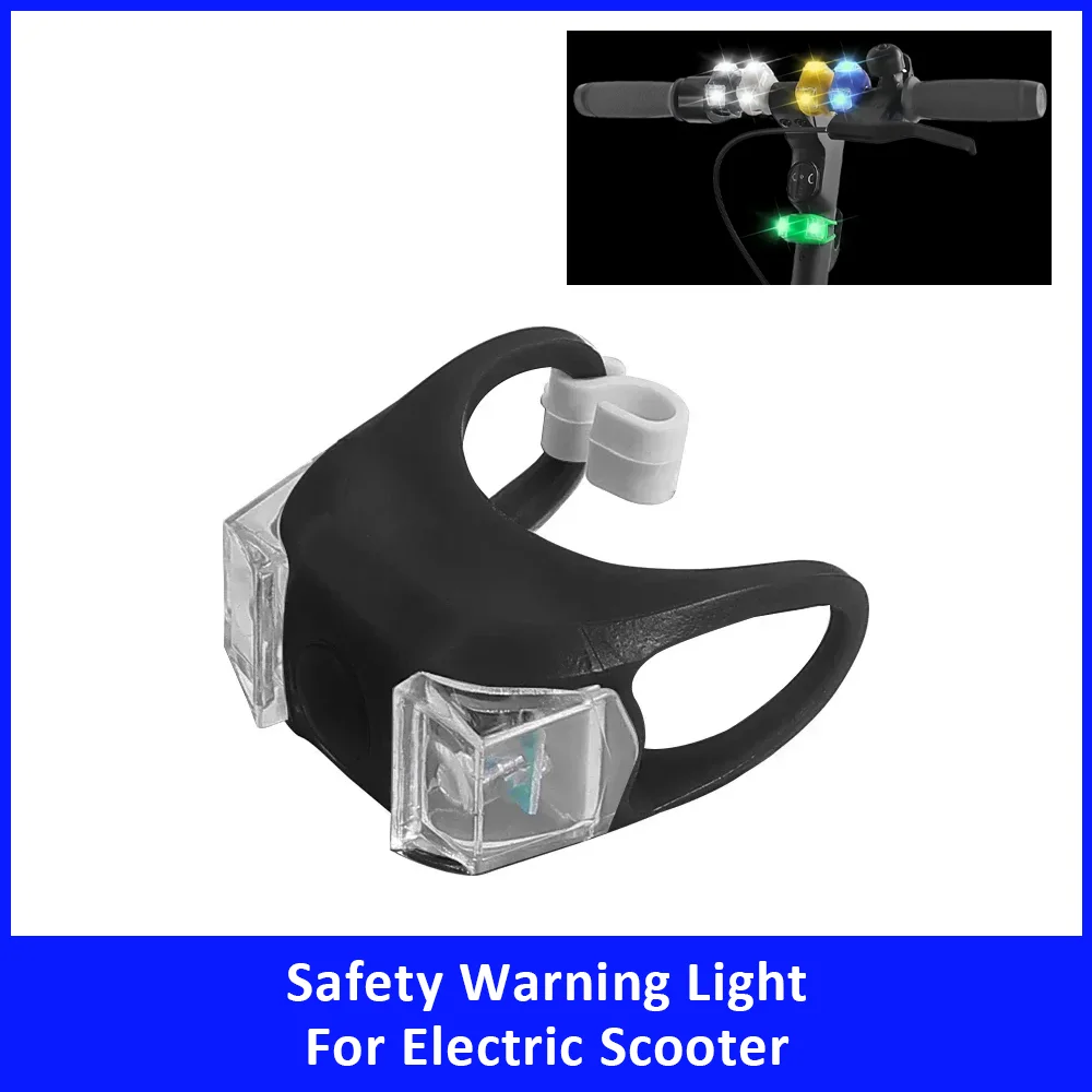 

Universal Headlight for Electric Scooter Safety Warning Light Double Eye Frog Lamp Replacement Part Electric Scooter Accessories