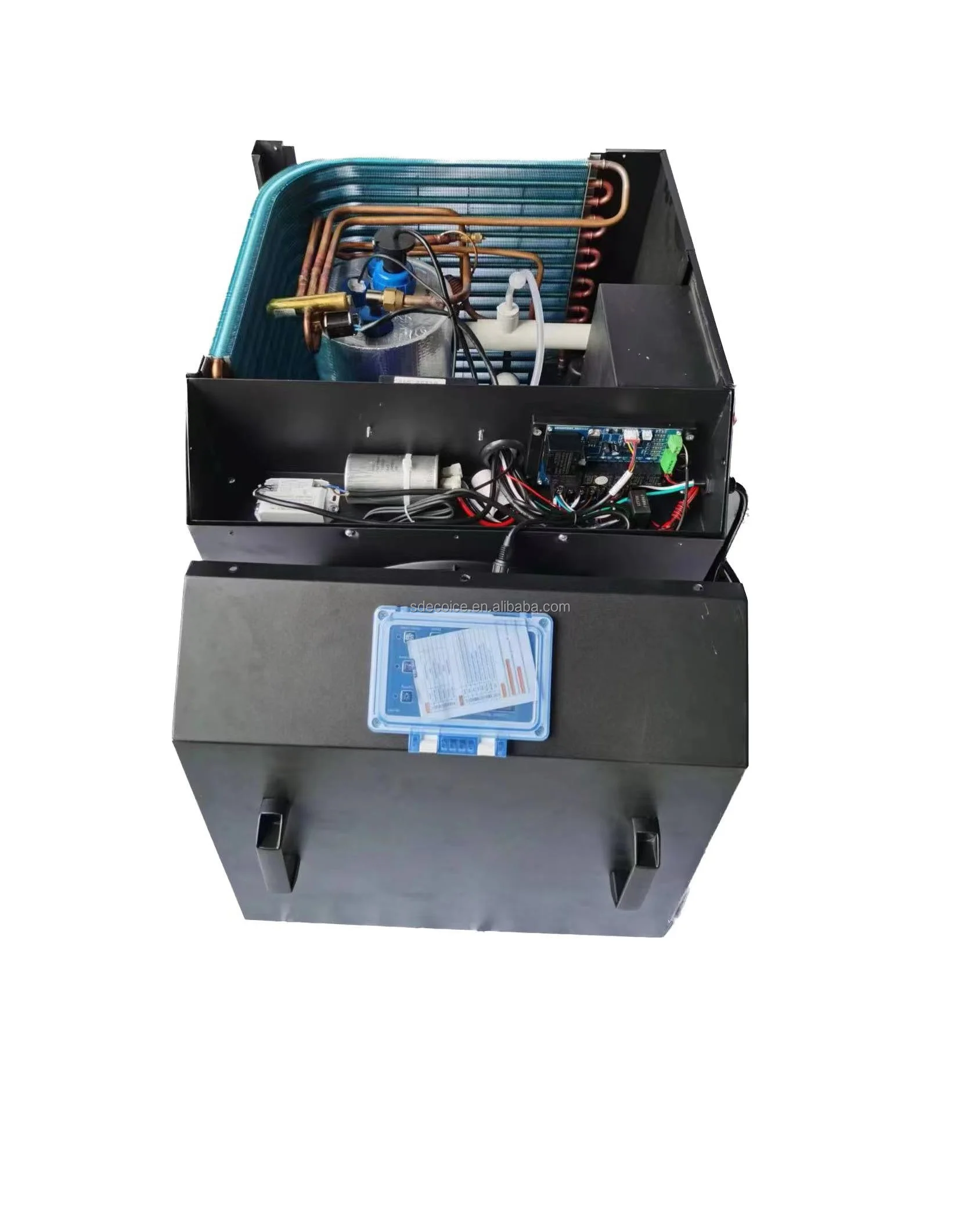 2HP Industrial Water Chiller With UV Device For Seafood Cylinder Fish Pond Aquarium Cooling System