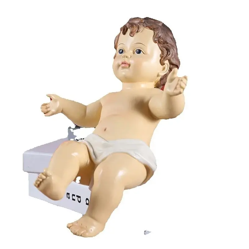 Cross-border Supplier 40CM High Classical Christmas Doll Ornament Christmas Gifts Decorative Resin Crafts