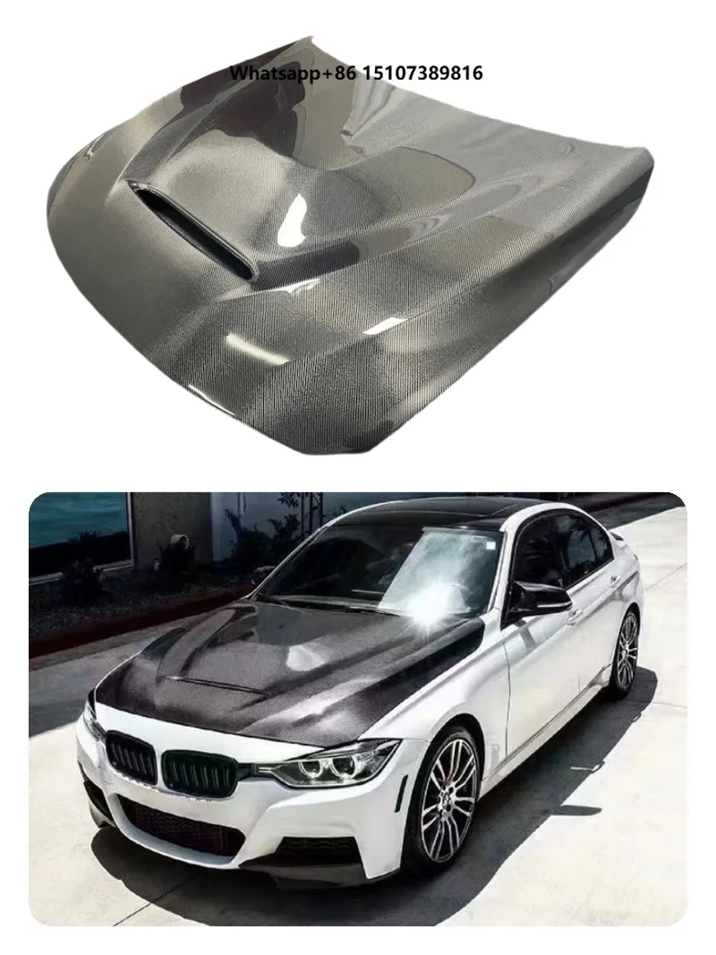 GTS Style F30 F32 F35 F36 Two Side Carbon Fiber Hood  for 3 4 Series