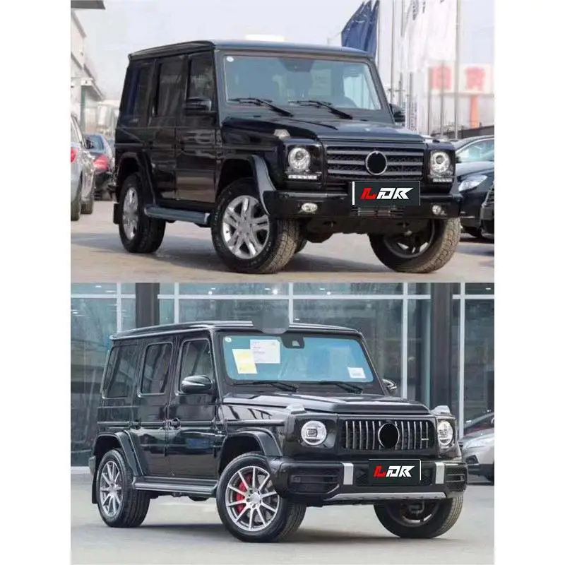 New Arrived Material Body Kit for Mercedes G Class for G500 W463 Upgrade To W464 G63 body kit bumper LED Headlight Aluminum Hood