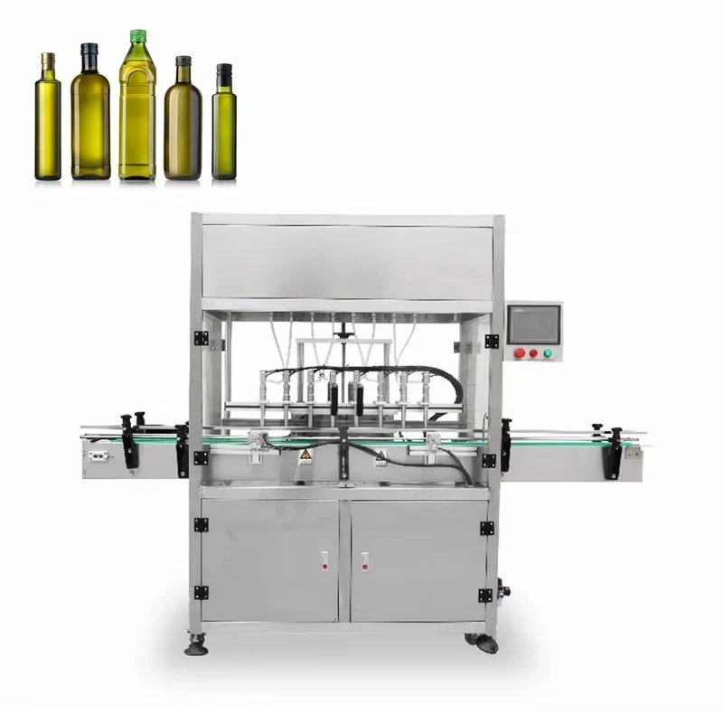 Automatic Cooking Olive Oil Bottle Capping Machine Edible Oil Piston Filler Lubricant Lube Oil Bottling Filling Machine