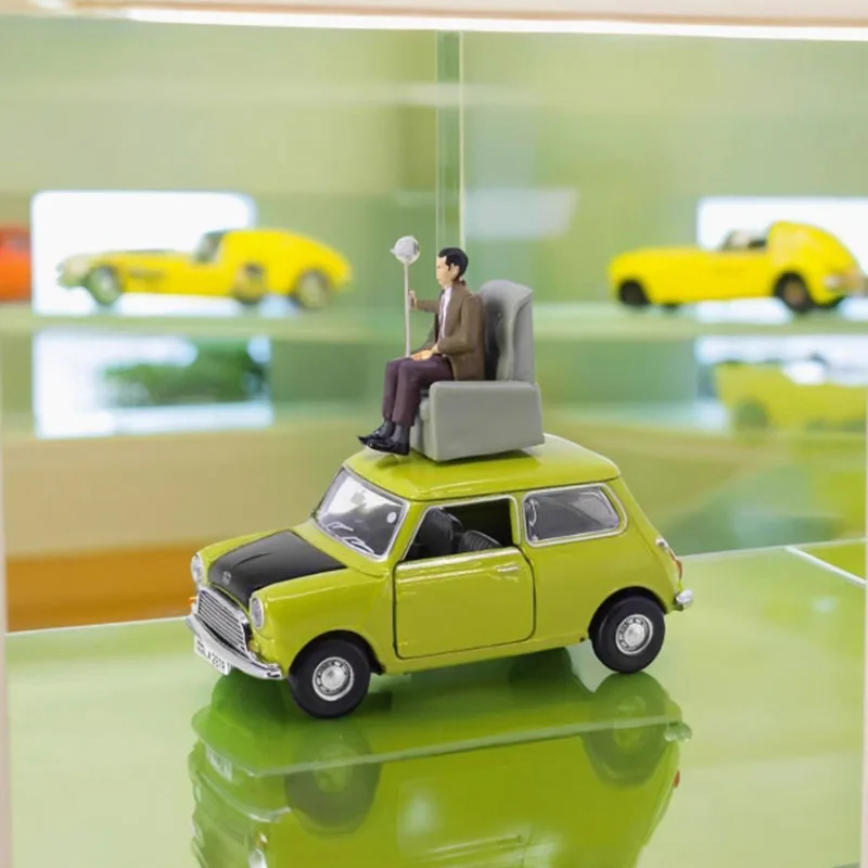 MiniCooper-Ensemble de figurines d'action en alliage avec beurre, modèle de voiture, ornement, collection d'affichage souvenir, cadeau passe-temps, 6cm, 1:50, minuscule