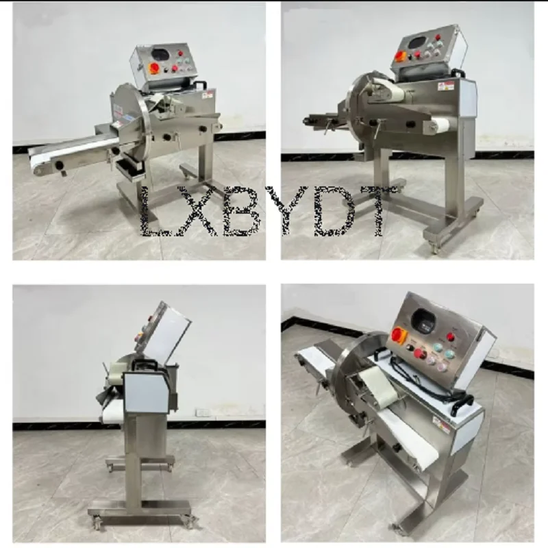 Fully Automatic Commercial Beef Slicer Bacon Sausage Cutting Machine Sausage Burger Meat Slicing Machine