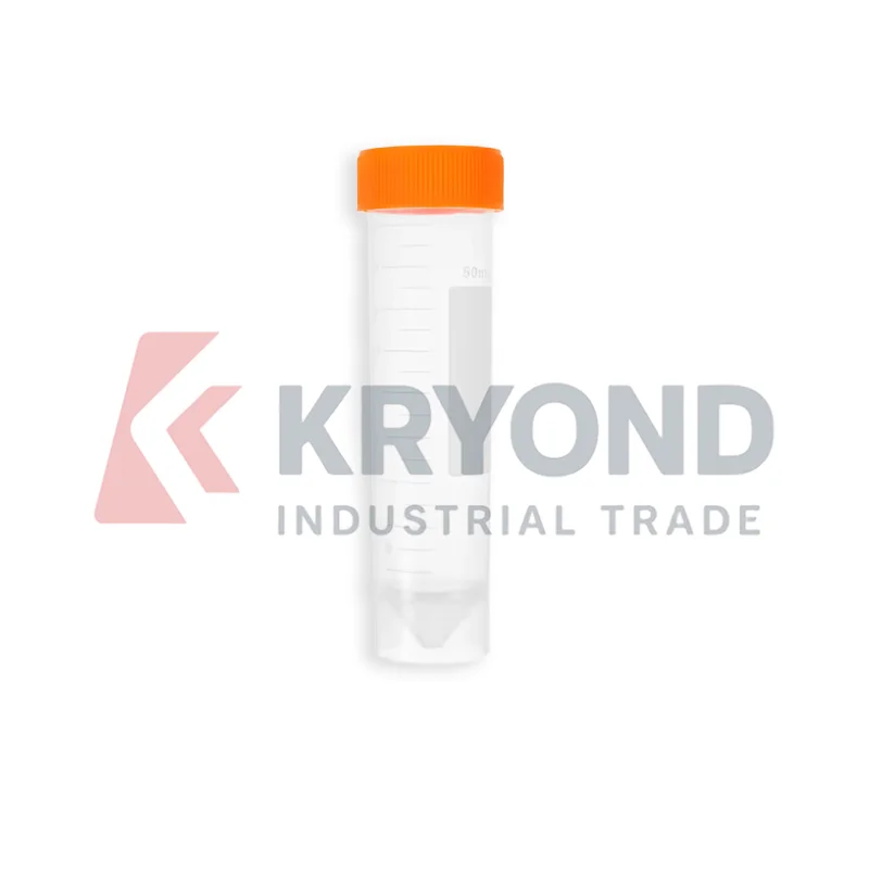 50ml Polypropylene Centrifuge Tubes Screw Cap Flat Bottom Laboratory Use Pack 50 PCS Research Use Application Series Storage Set