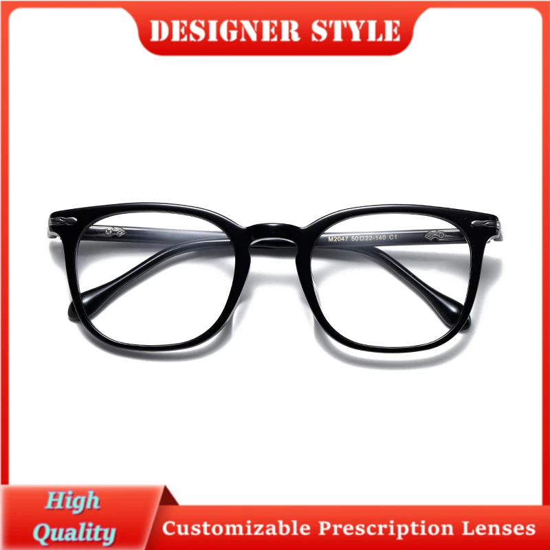 Global Trade MATSUDA Same Style M2047 Acetate Glasses Frame Men Women For Photochromic Prescription Lenses Customizable