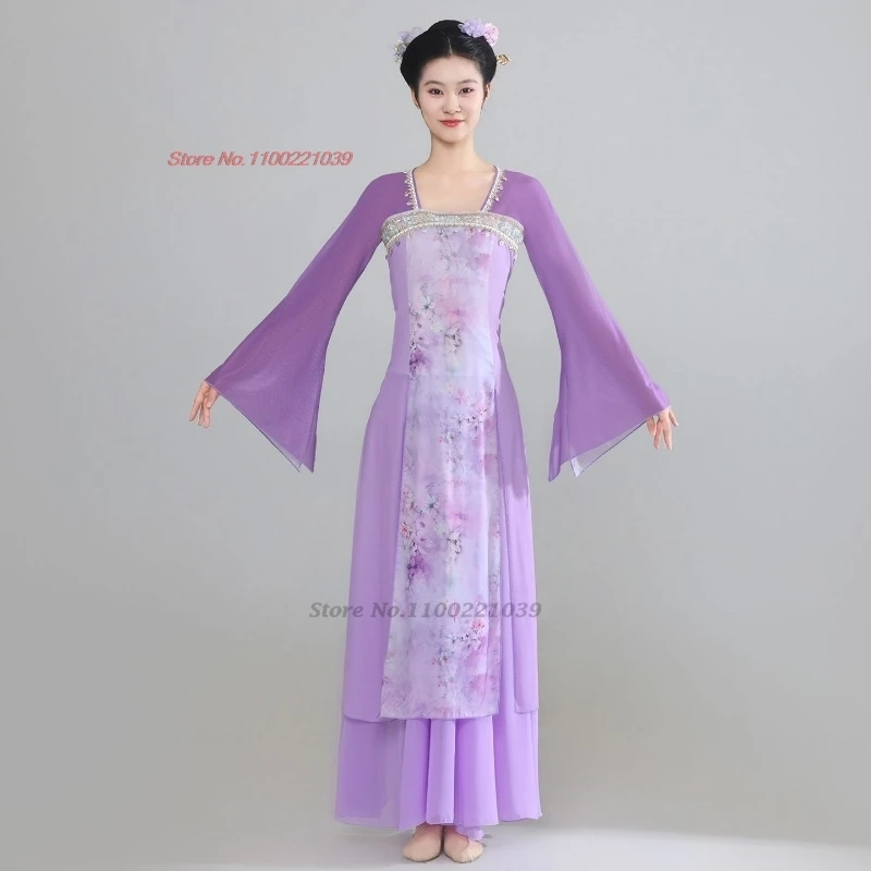 costume-de-danse-vintage-chinois-robe-qipao-en-maille-imprimee-de-fleurs-traditionnelles-jupe-ensemble-retro-robe-de-danse-pour-spectacle-sur-scene-hanfu-2025