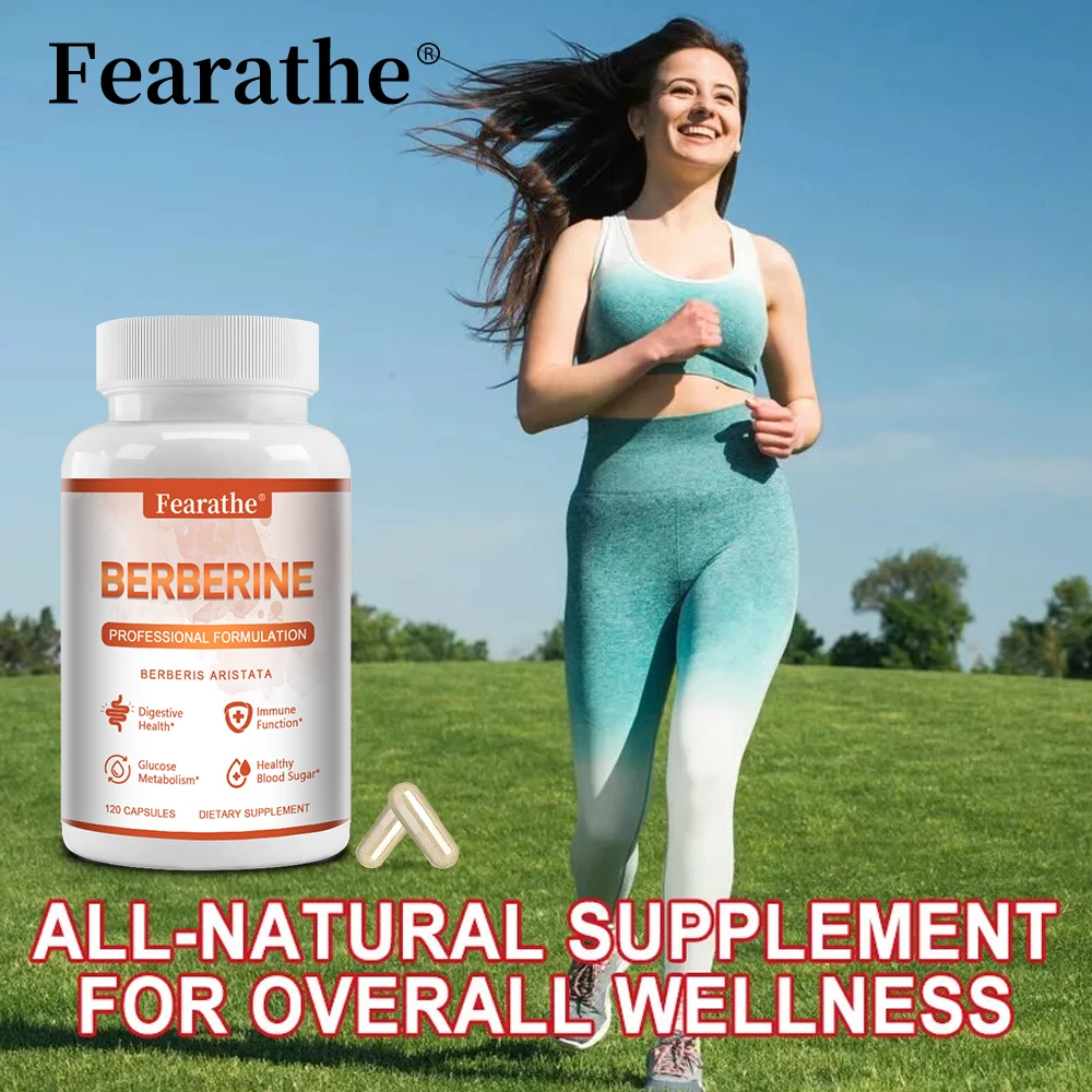 Premium Berberine Supplement - Non-GMO, Blood Sugar Metabolism, Glucose Metabolism, Immune, Cardiovascular and GI Health