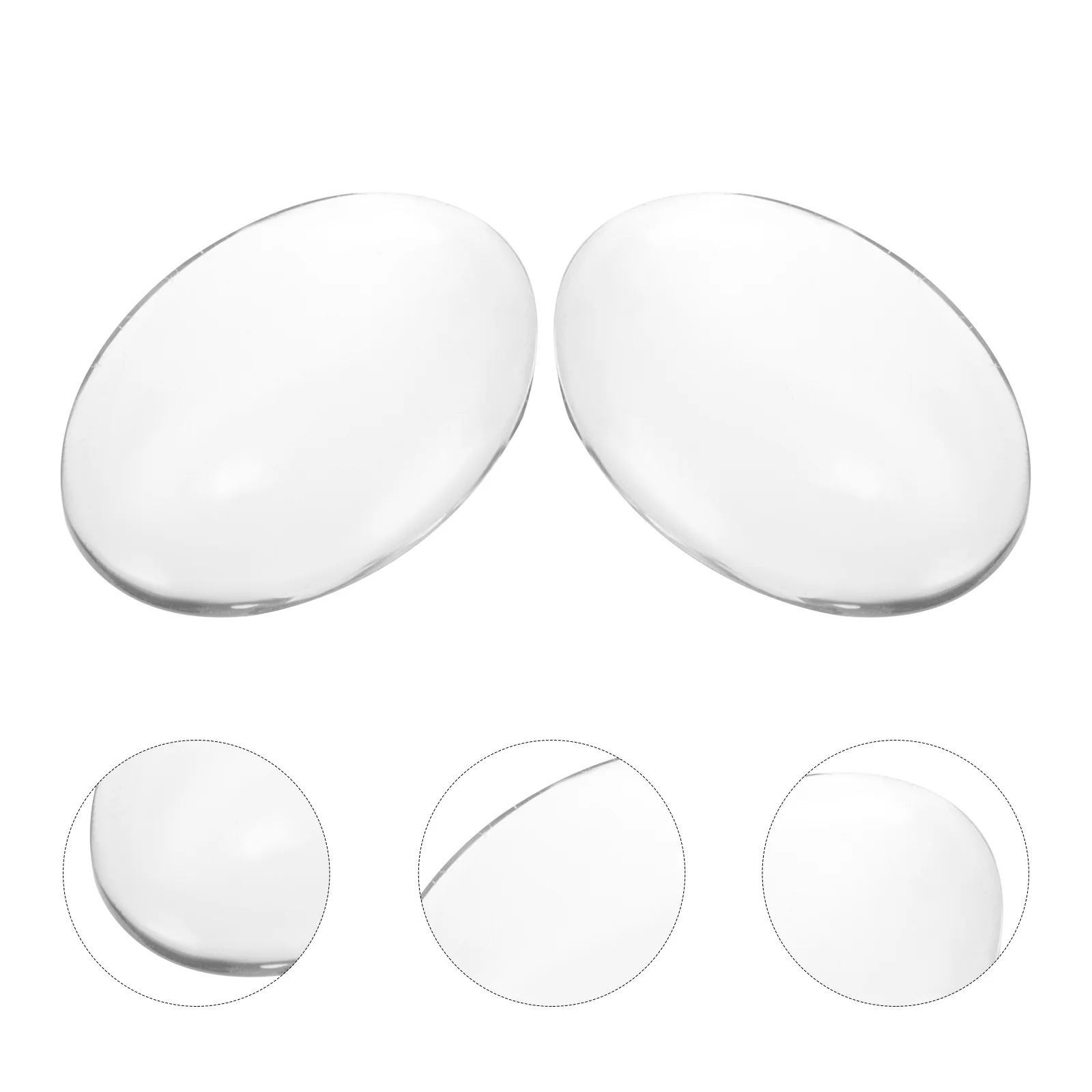 100 pz 18X25 Mm Cabochon In Vetro Per La Produzione di Gioielli Trasparente Cabochon Ovali Fai Da Te Cameo Ciondolo Forniture Artigianali Pietra Decorativa arte