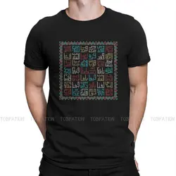 Palestine Cities Names in Arabic Realistic Embroidery Traditional Palestinian Tatreez Tshirt Graphic Men Clothing Cotton T Shirt