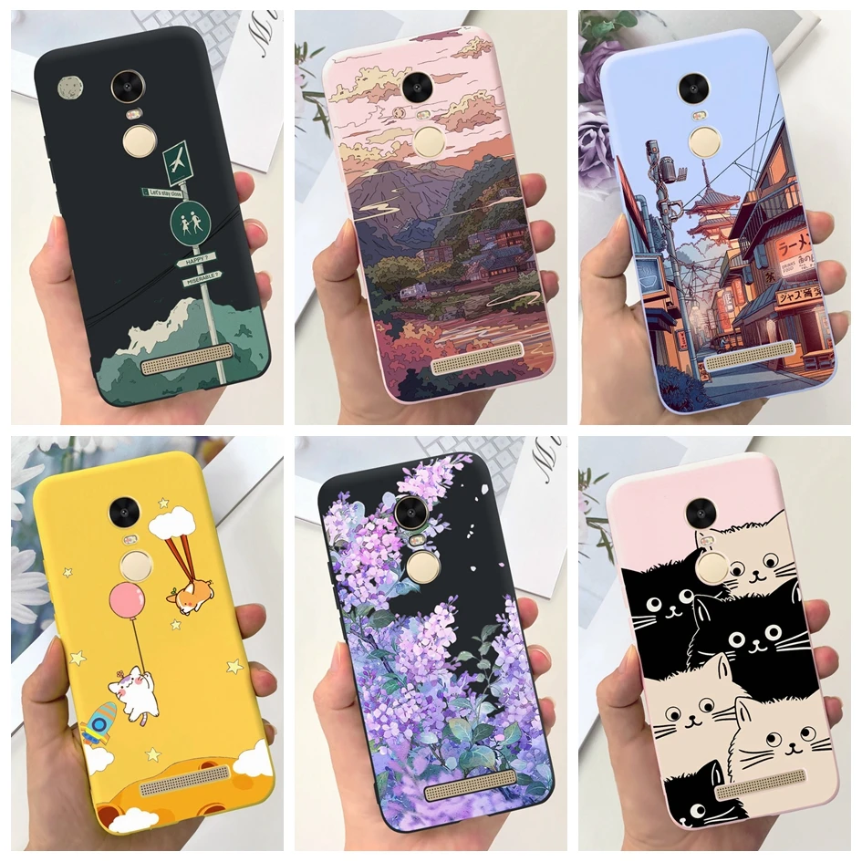 Capa para xiaomi redmi note 3 pro 150mm capa popular padrão de flor capa de telefone de silicone macio para xiaomi redmi note 3 note3 coque