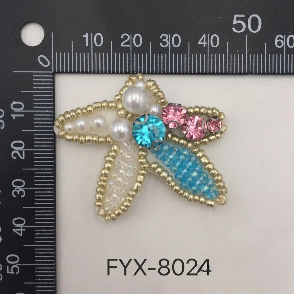 Starfish Conch Cloth Stickers, New Nail Beads, Clothing, Shoes, Hats, Bags, Corsages, Accessories, Patch Flowers