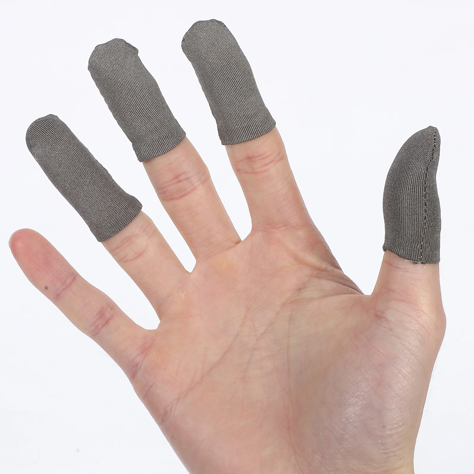 

10pcs Gaming Finger Sleeves Durable Elastic Thumb Covers Anti Slip Protectors Mobile Gaming Gloves Fit All Sizes