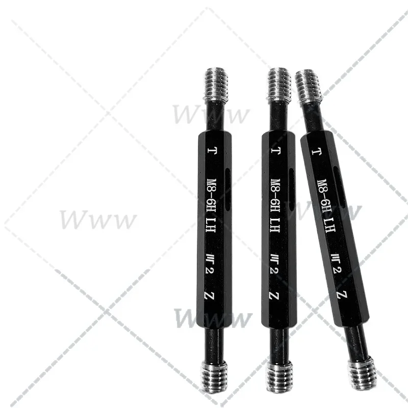 1pcs Steel Mer-cury Gage Metric Fine Left Tooth Thread Plug Gauge Measure Tool 6H M2M3M4M5M6M7M8M10M12M14M16M18M20M22M24M30~M39