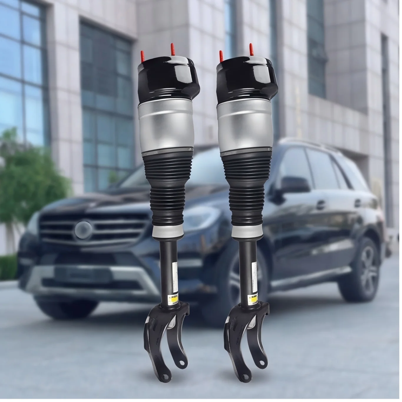 2pcs Front Air Suspension Shock Struts without ADS Fit Mercedes Benz W166 X166 1663205066