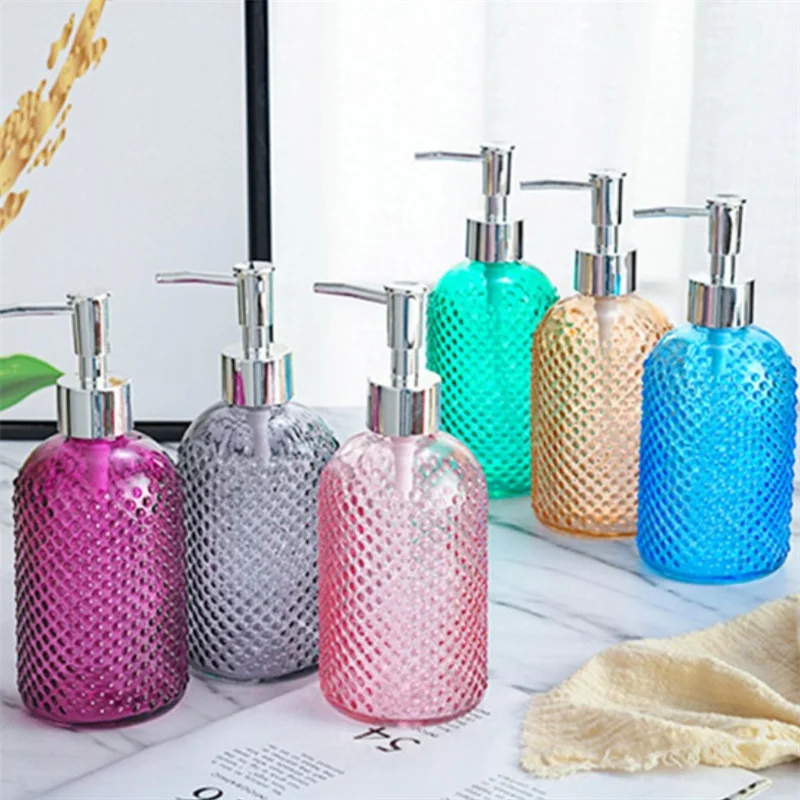 400ml Soap Dispenser for Bathroom Large Capacity Shampoo Shower Gel Bottles Refillable Lotion Liquid Storage Container