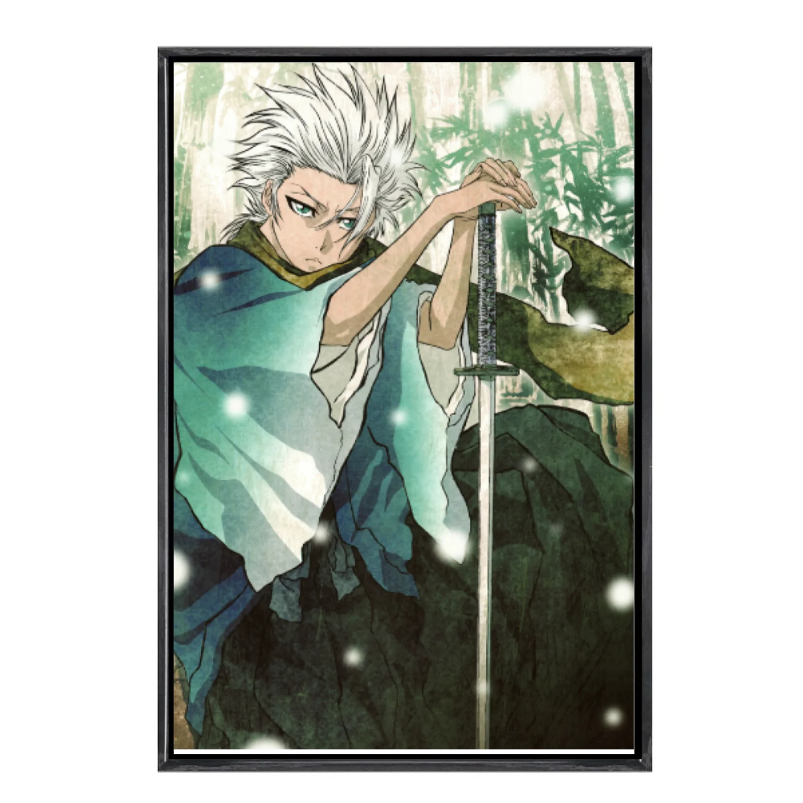 

Японская манга, многоразмерный холст, постер в двойной рамке, настенное искусство, домашний декор отбеливателя для гостиной, спальни