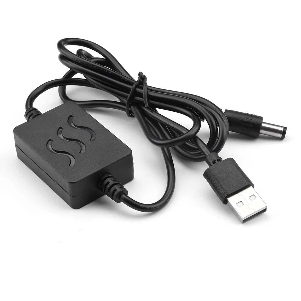 DC-DC 5 فولت إلى 9 فولت 12 فولت 1A تصعيد USB دفعة كابل خط الداعم محول طاقة محول USB سلك التوصيل 5.5x2.1 مللي متر ل موصل الطاقة #1