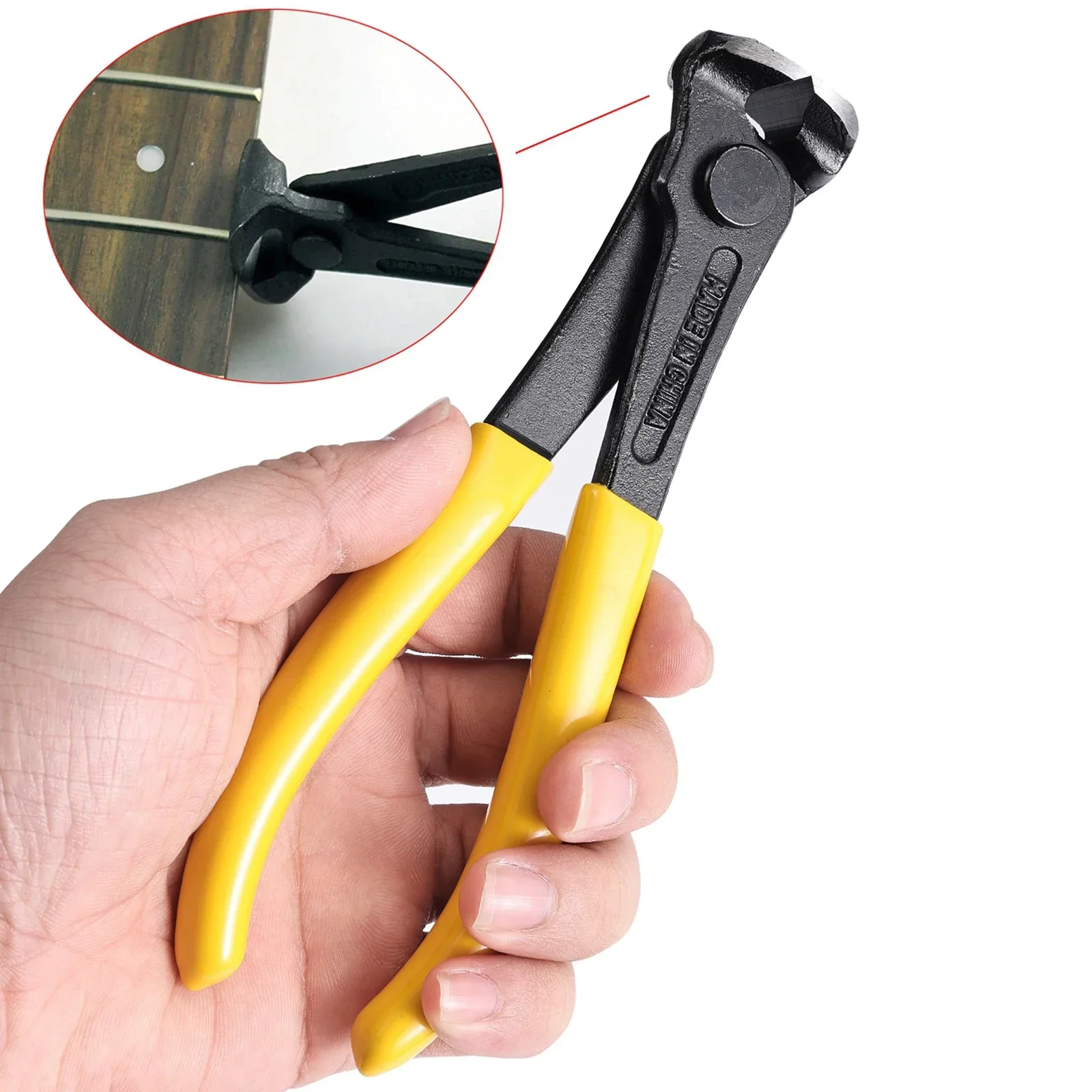 

6" Guitar Fret End Cutter Tool Pliers String Scissors Non-slip Handle Great Tool String Scissors Musical Instruments Repairing