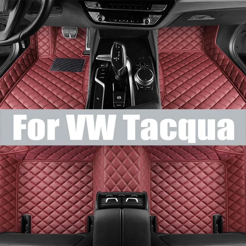 TPE Custom Car Floor Mats For VW Tacqua 2020 2021 2022 2023 Waterproof Carpet Auto Interior trunk mat