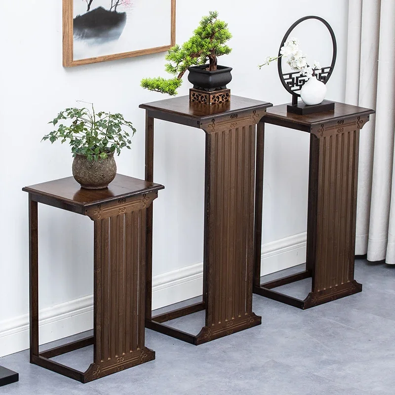 

Комнатный хлорофитум Jardiniere для суккулентов на балконе, стойка для хранения из массива дерева, простой китайский