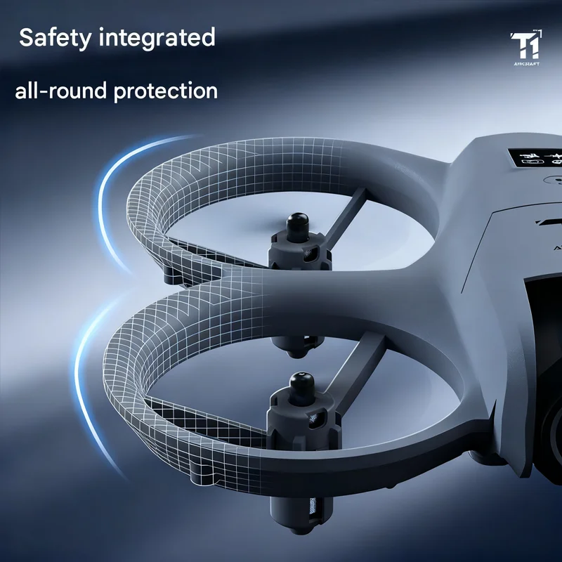 Nuevo Dron profesional T1 8K HD cámara gran angular WiFi FPV altura sujetar plegable RC Drone Quadrotor helicóptero juguete regalos de vacaciones