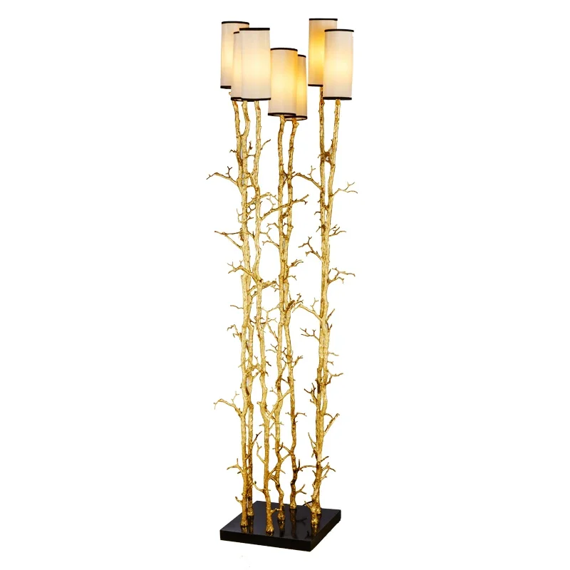 New Products Looking For Distributor Large Luxury Floor Lamp Nature Inspired Tree Branch Stand Light