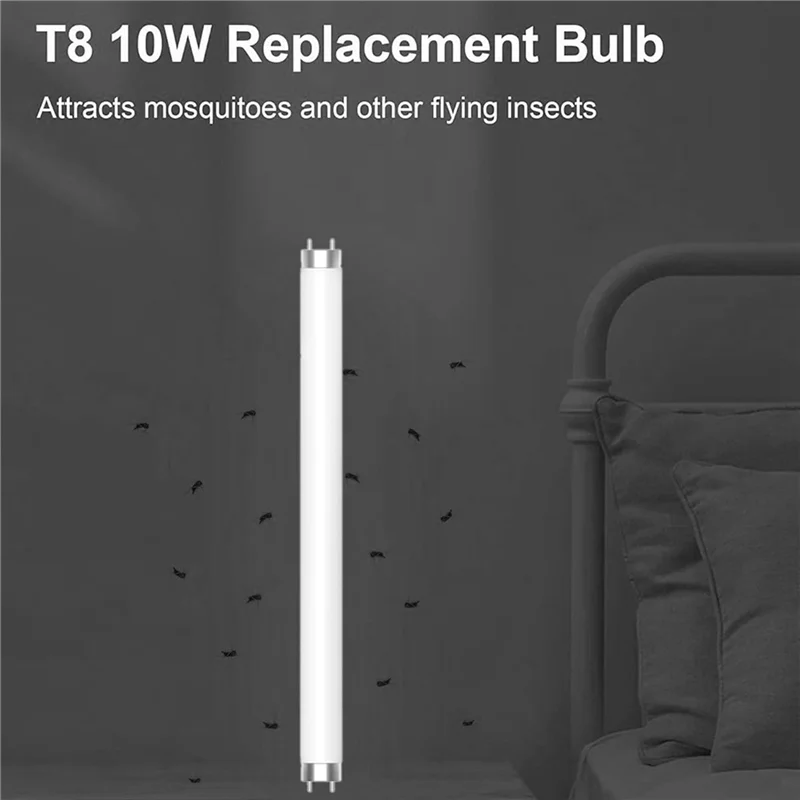 A76G-For 20W Bug Zapper Replacement 6 Pack FSL BL T8 F10W Bulb، 13 بوصة 10 وات لمبة إضاءة لـ Spectek، Liba
