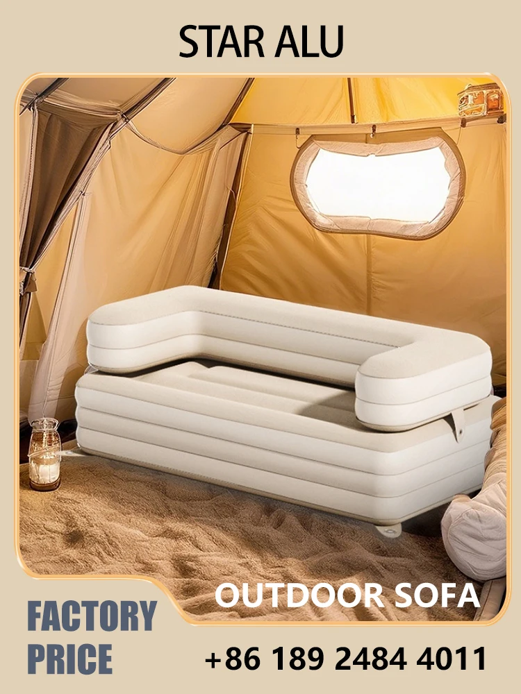 キャンプテント用エアマットレス - 2-in-1 フロック加 - Outdoor Camping Mattress のレビューと価格